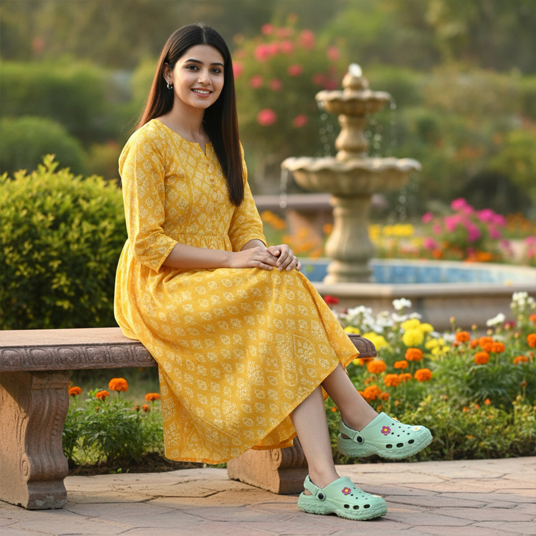Bersache Extra Soft Classic Casual with Regular wear with Ultra Soft & Flexibility Technology Flip-Flop for Women's-(6299-Green).