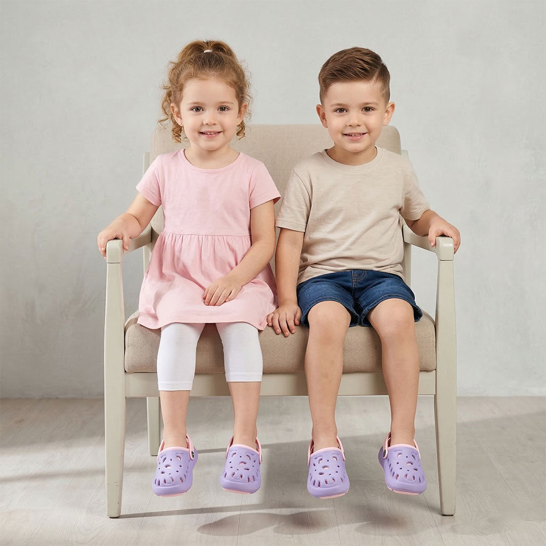 Bersache Extra Soft Classic Casual CHAPPAL with Regular wear with Ultra Soft & Flexibility Technology Flip-Flop for Kids's-Purple-6316.