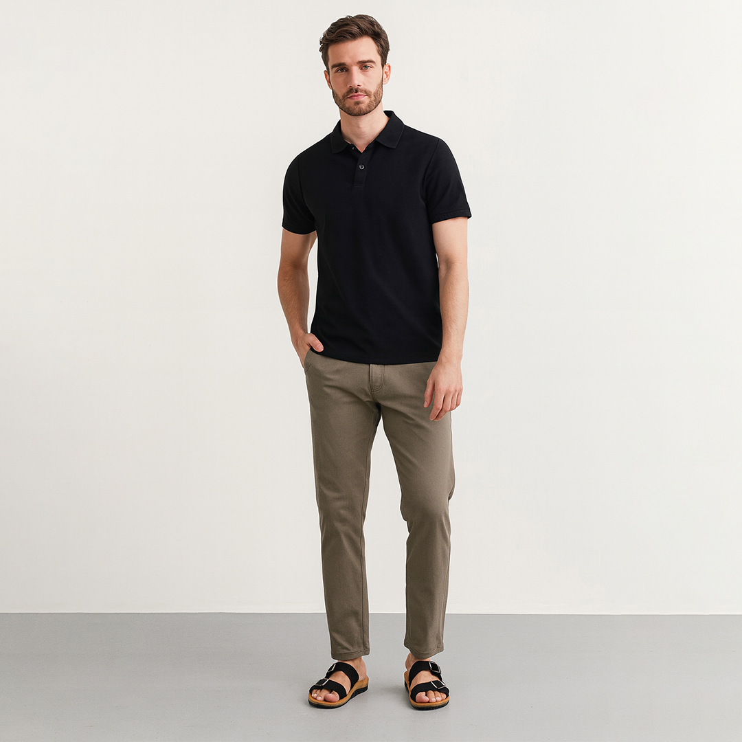 Bersache Extra Soft Classic Casual with Regular wear with Ultra Soft & Flexibility Technology Slipper For Men's & Boy's-Black-6218