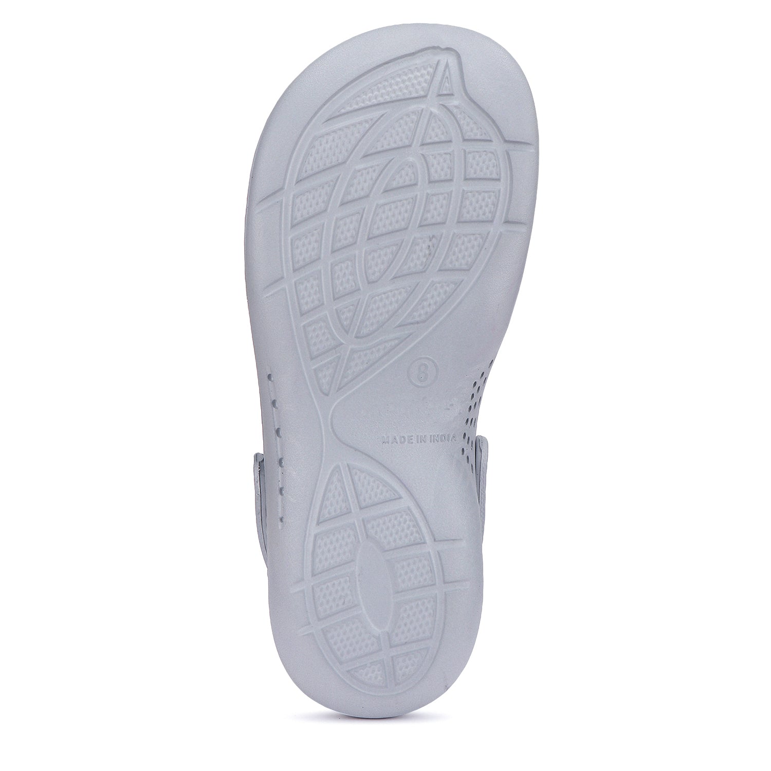 Bersache Extra Soft Classic Casual with Back Strap Regular wear with Ultra Soft & Flexibility Technology Sandal for Men's/ Boy's Grey-6012