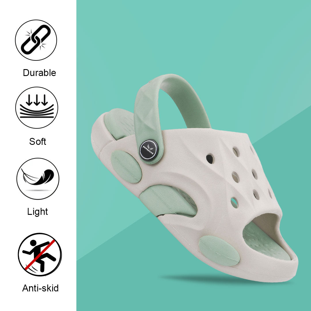 Bersache Extra Soft Classic Casual CHAPPAL with Regular wear with Ultra Soft & Flexibility Technology Slipper for Kids's - Beige -6318.