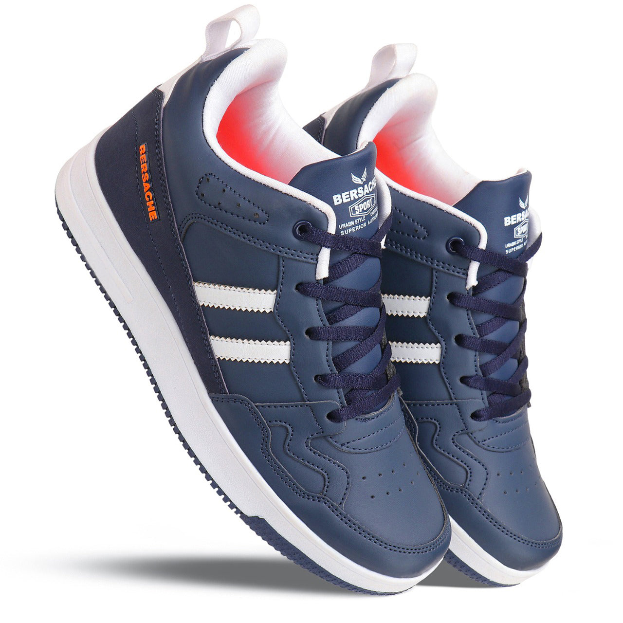 Bersache Lightweight Sports Running Shoes For Men Blue-9055