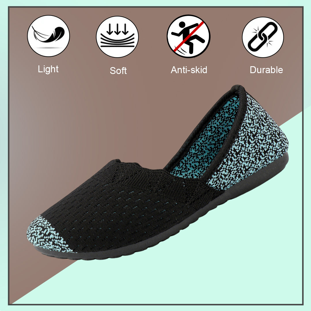 BERSACHE Women's SPORTS – Lightweight, Breathable & Comfortable Daily Wear Shoes(GREEN-6274).