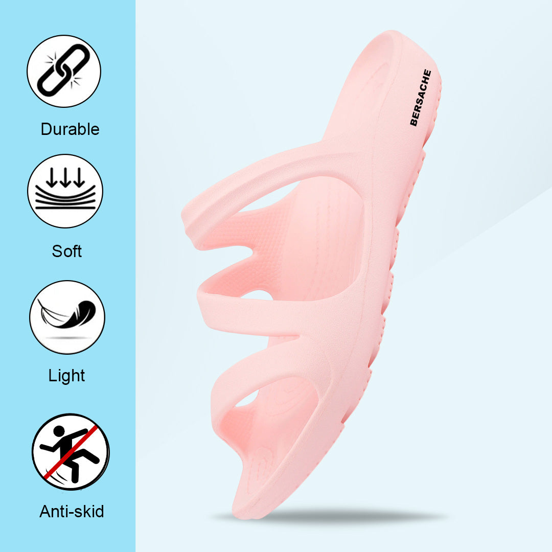 Bersache Extra Soft Classic Casual with Regular wear with Ultra Soft & Flexibility Technology Flip-Flop for Women's & Girl's (6250-Pink)