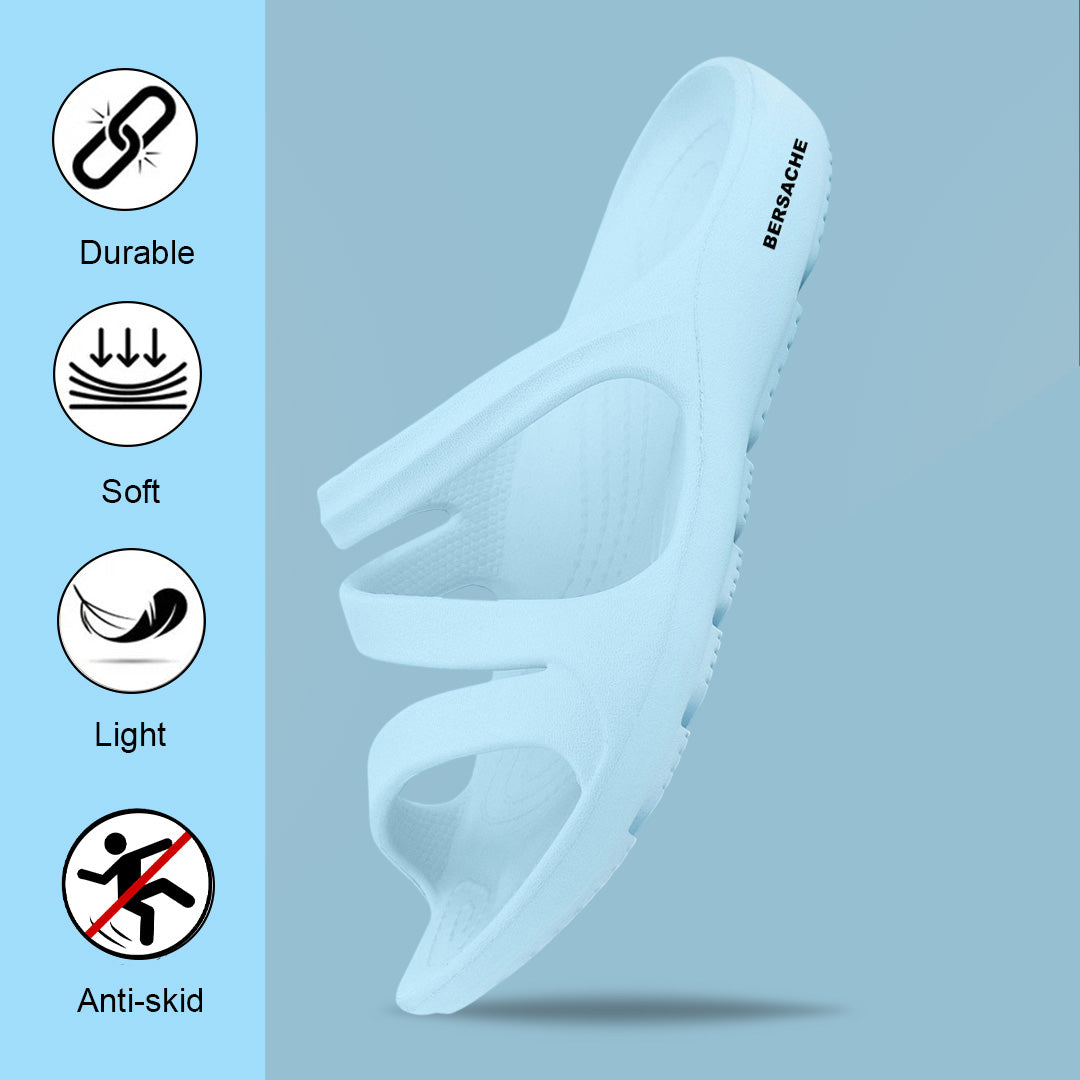 Bersache Extra Soft Classic Casual with Regular wear with Ultra Soft & Flexibility Technology Flip-Flop for Women's & Girl's (6249-Blue)