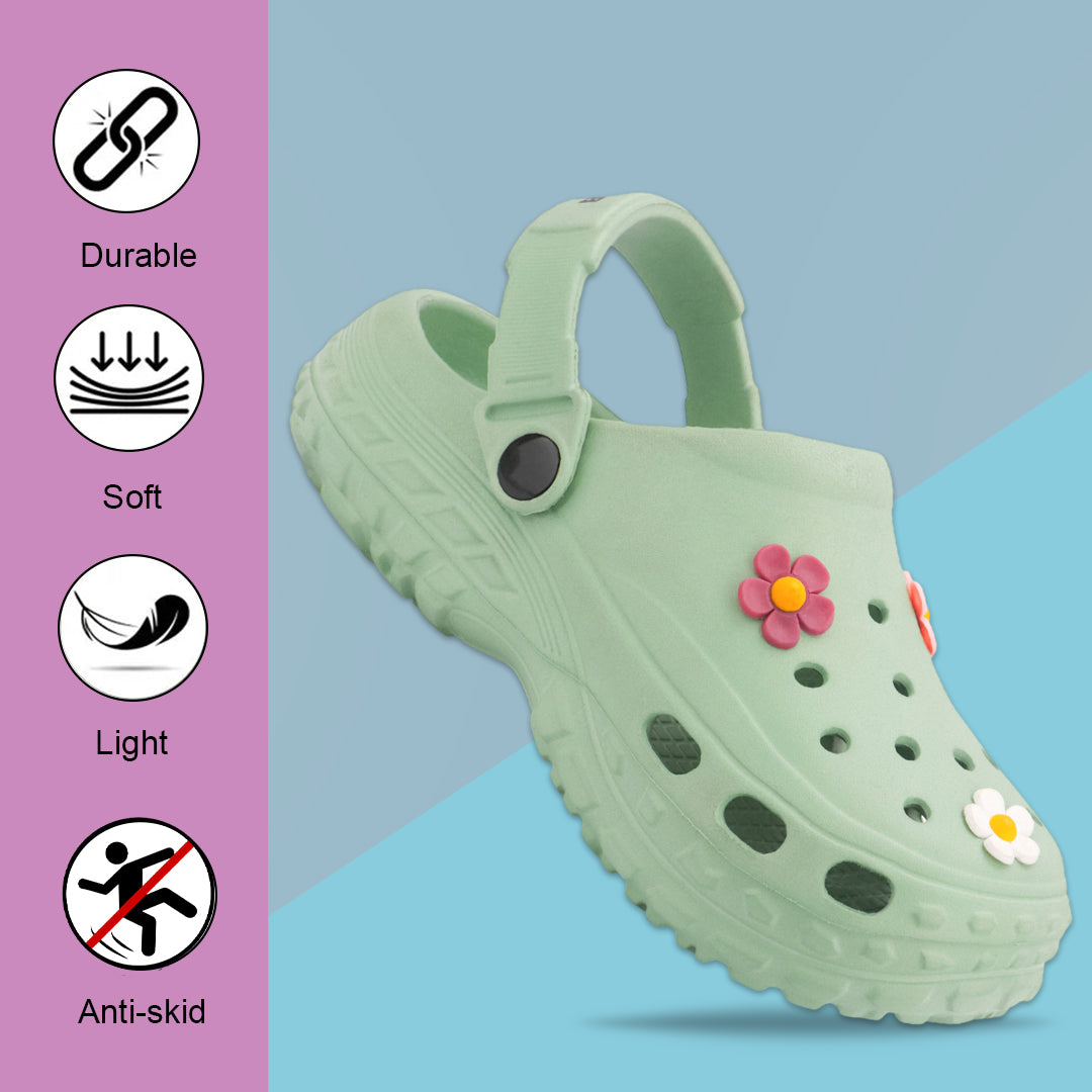 Bersache Extra Soft Classic Casual CHAPPAL with Regular wear with Ultra Soft & Flexibility Technology Slippers for Women's-(6299-Green).