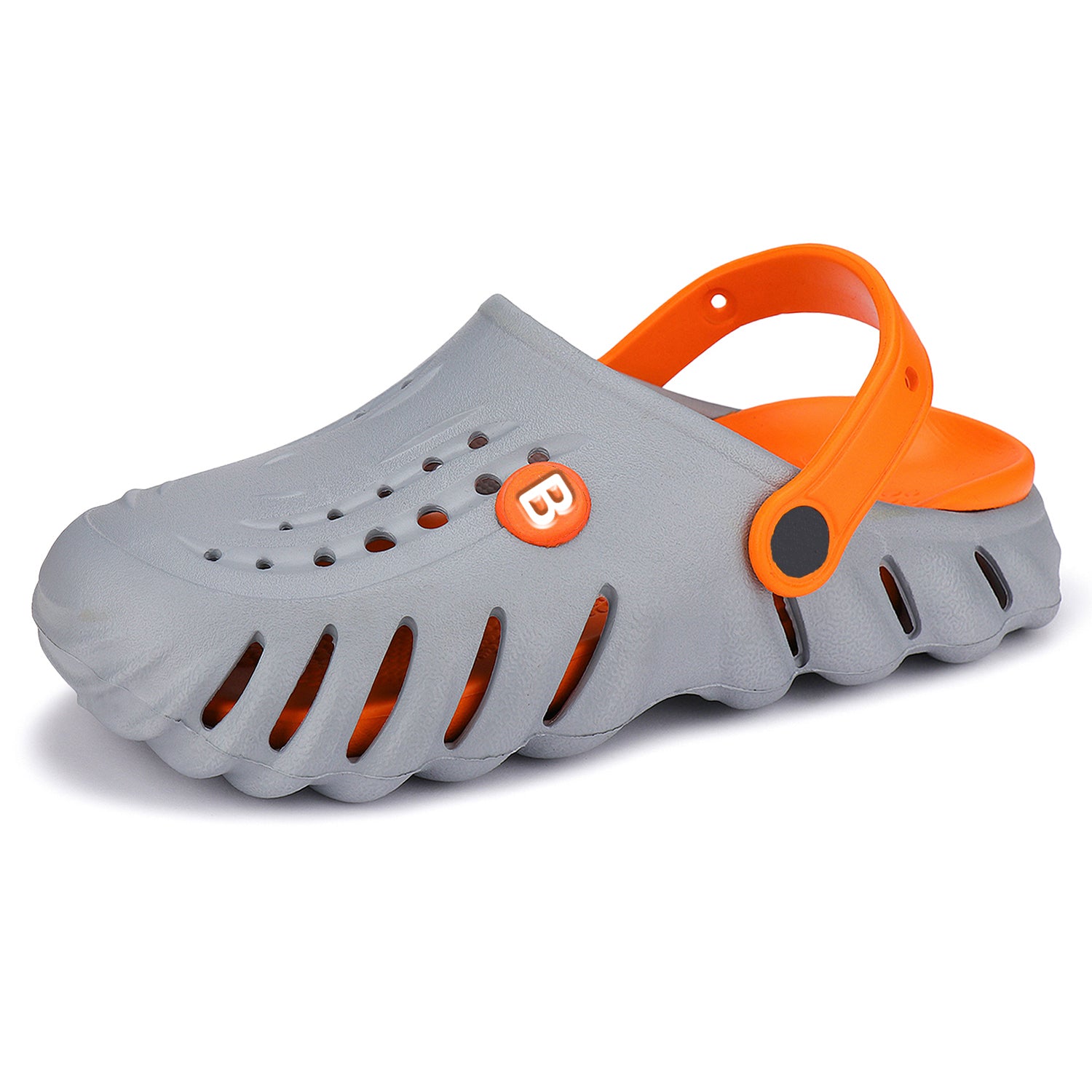 Bersache Extra Soft Classic Casual CHAPPAL with Regular wear with Ultra Soft & Flexibility Technology Slipper for Kids's - Gray -6027.