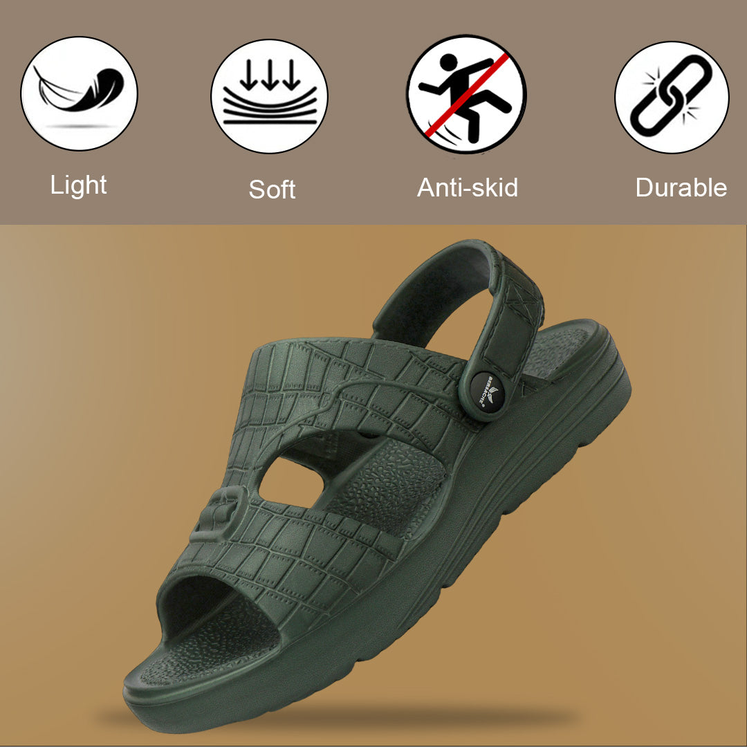 Bersache Extra Soft Classic Casual with Regular wear with Ultra Soft & Flexibility Technology clog For Men's & Boy's-(-Black-6270) .