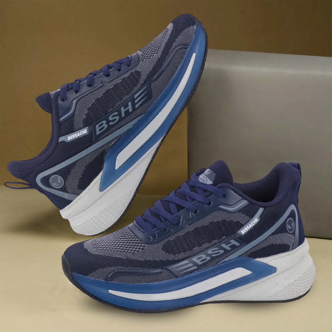 Bersache Premium Sports ,walking,Gym,cricket, Trending Running Shoes For Men's (Blue-9210)