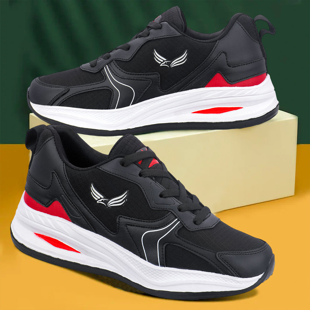 Bersache Premium Sports ,walking,Gym,cricket, Trending Running Shoes For Men's ( Black-8117)