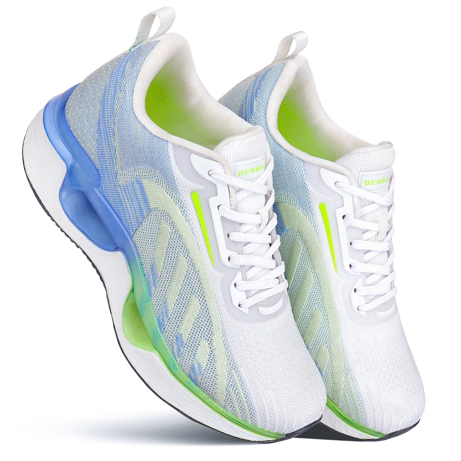 Bersache Lightweight Casual Sneaker Shoes For Men White-9062