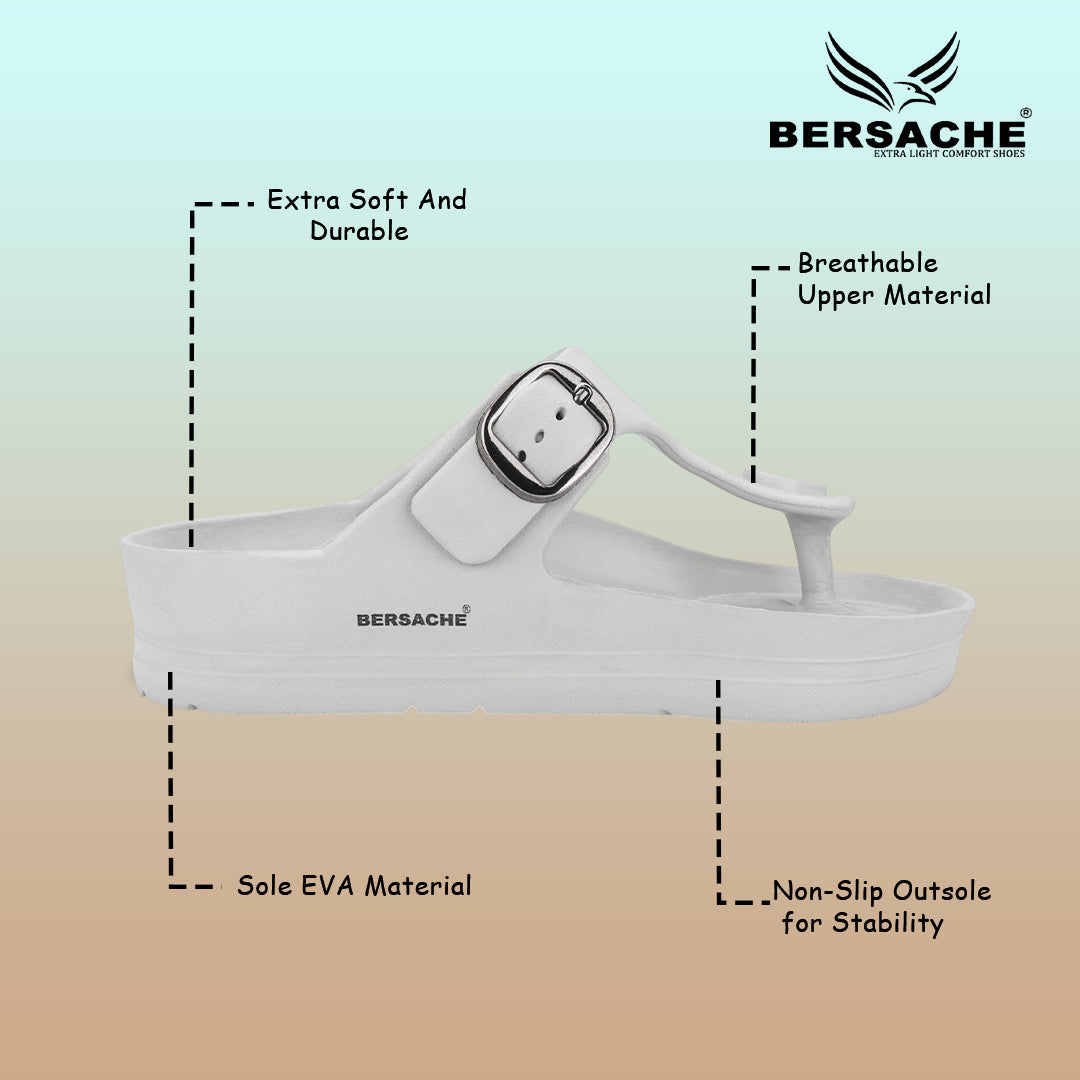 Bersache Extra Soft Classic Casual CHAPPAL with Regular wear with Ultra Soft & Flexibility Technology Slippers for Men's-(6290-Grey)
