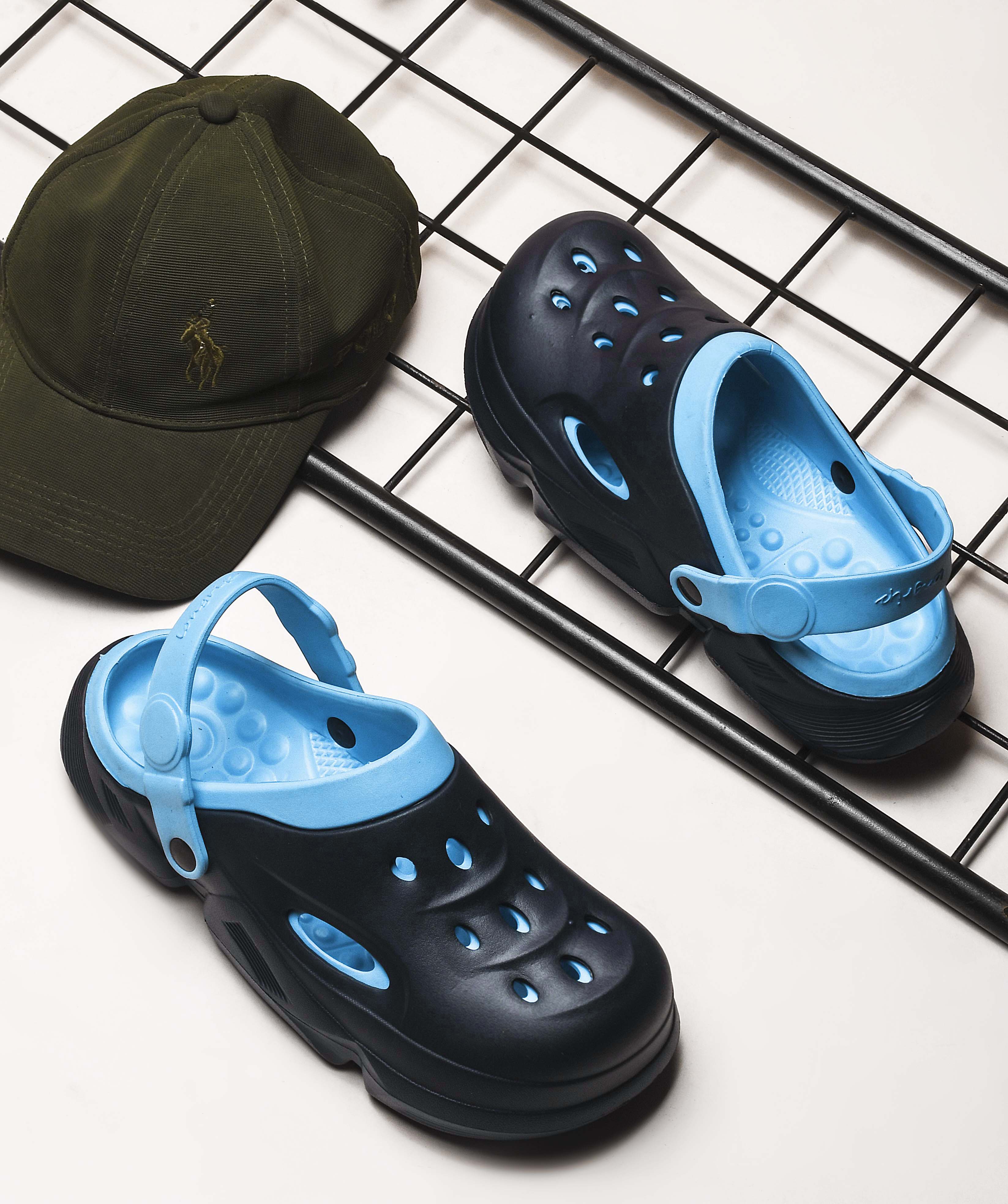 Bersache Extra Soft Classic Casual with Regular wear with Ultra Soft & Flexibility Technology Clogs for Men's & Boy's -Blue 6033