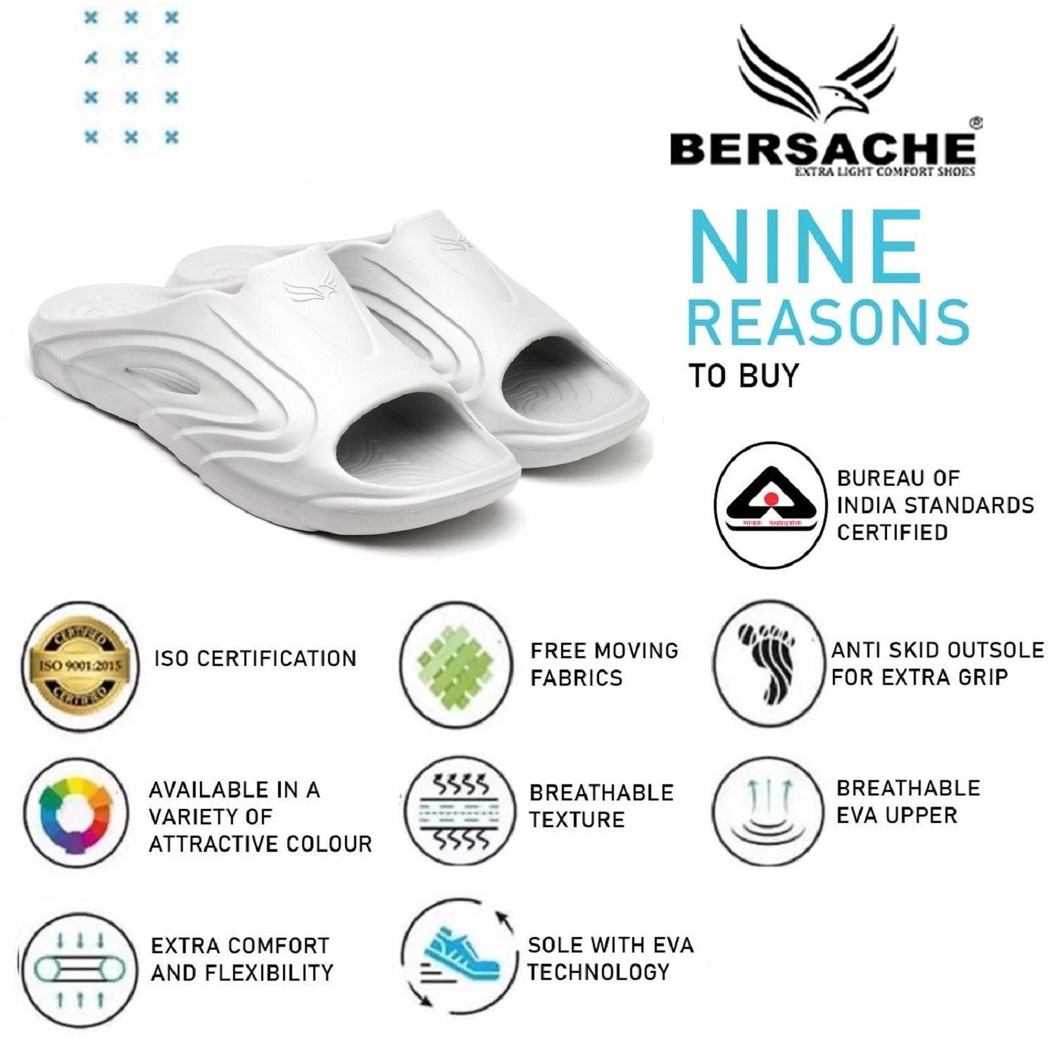 Bersache Extra Soft Classic Casual with Regular wear with Ultra Soft & Flexibility Technology Clog's for Men's & Boy's (6113-Grey)