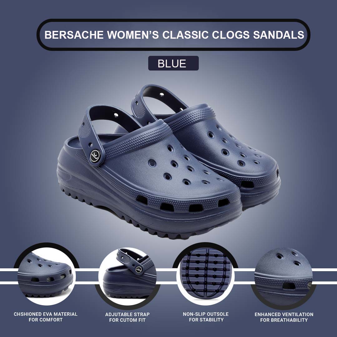 Bersache Extra Soft Classic Casual with Regular wear with Ultra Soft & Flexibility Technology Flip Flop For women's/Girl's-Blue-6131