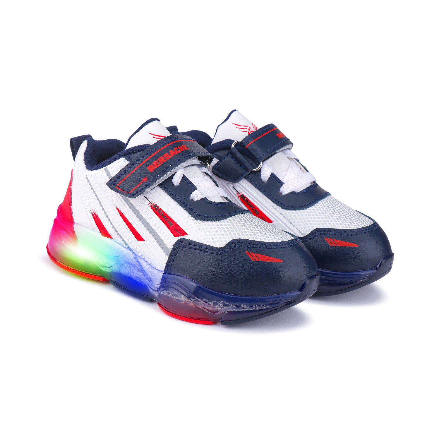 Bersache Casual Sneaker shoe for Kids|Soft Cushioned Insole,Slip-Resistance Casuals For Kids - Red -8040.