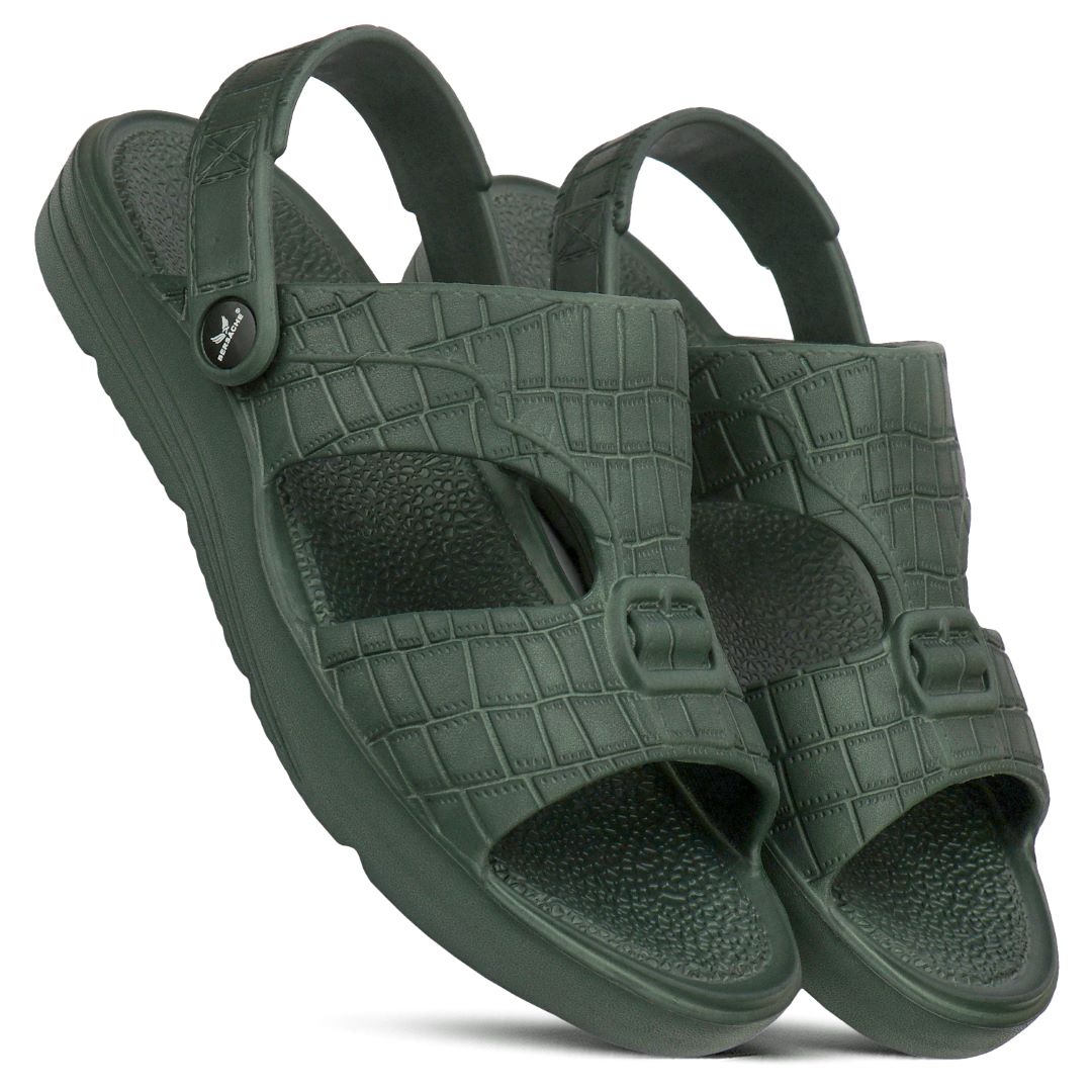 Bersache Extra Soft Classic Casual with Regular wear with Ultra Soft & Flexibility Technology Sandal For Men's & Boy's-(Black-6270) .