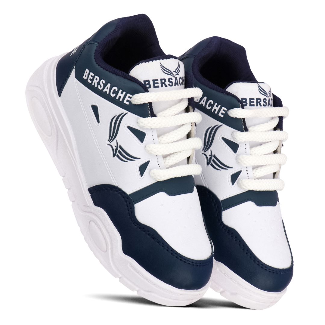Bersache Casual Sneaker shoe for Kids|Soft Cushioned Insole,Slip-Resistance Casuals For Kids - Blue-6277.