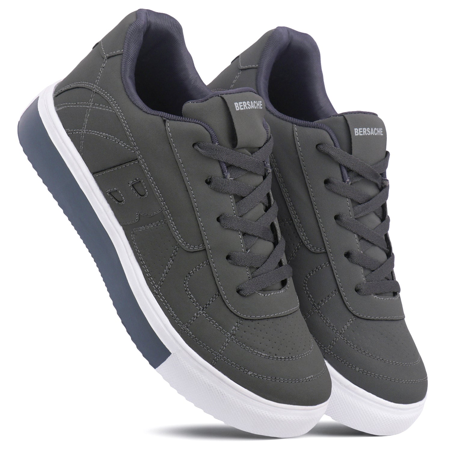 Bersache Premium Sports ,walking,Gym,cricket, Trending Running Shoes For Men's (Grey-8119)