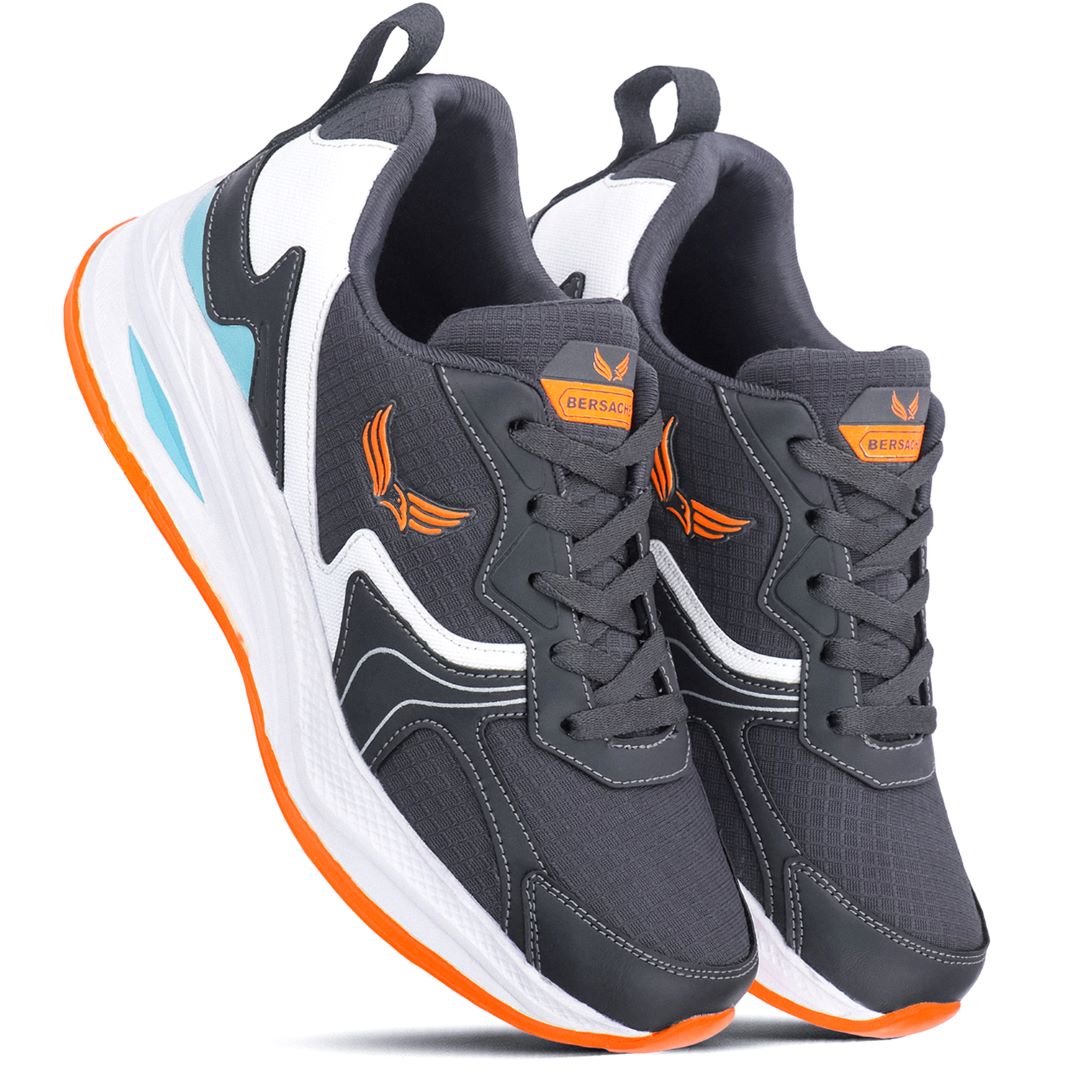 Bersache Premium Sports ,walking,Gym,cricket, Trending Running Shoes For Men's ( Blue-8118)