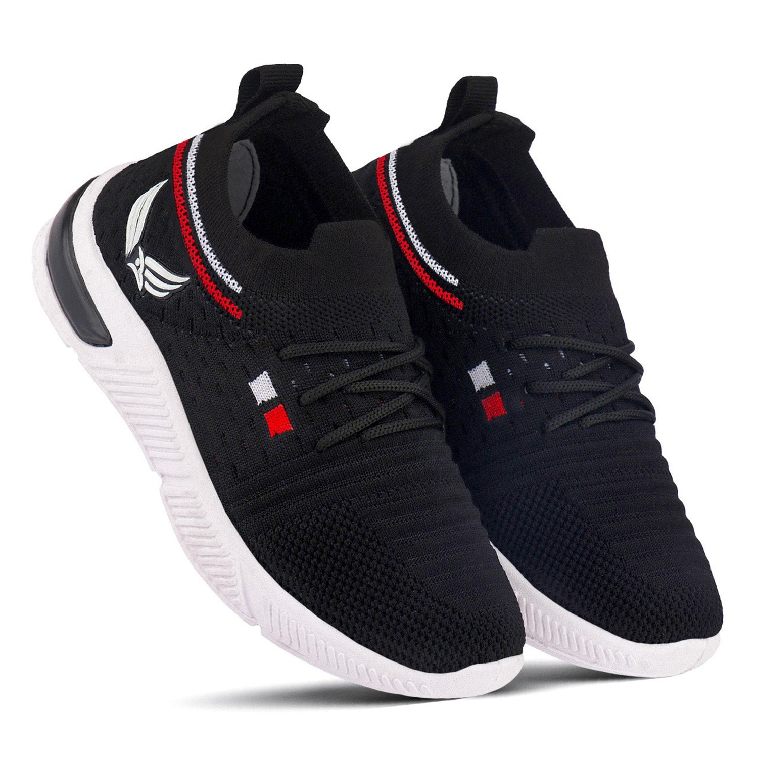 Bersache Premium Sports,walking,Gym,cricket,Trending Running Shoes For Kid's - Black -8082.