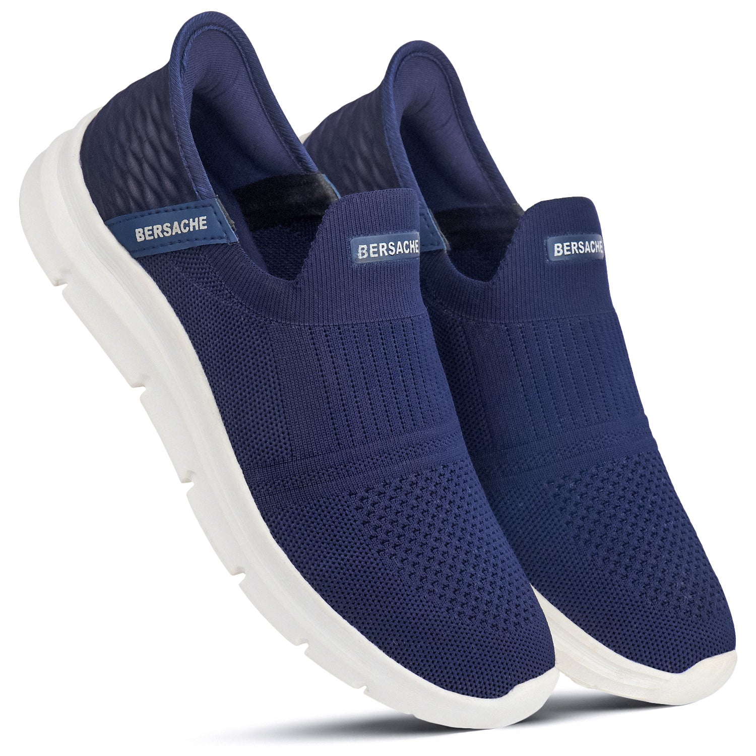 Bersache Lightweight Casual Sneaker Shoes For Men Blue-8078