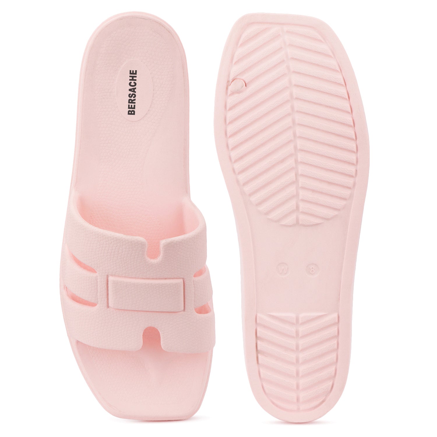 Bersache Extra Soft Classic Casual with Regular wear with Ultra Soft & Flexibility Technology Flip-Flop for Women's-(6302-Pink) .