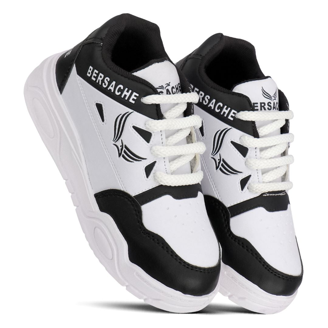 Bersache Premium Sports,walking,Gym,cricket,Trending Running Shoes For Kid's - Black-6278.