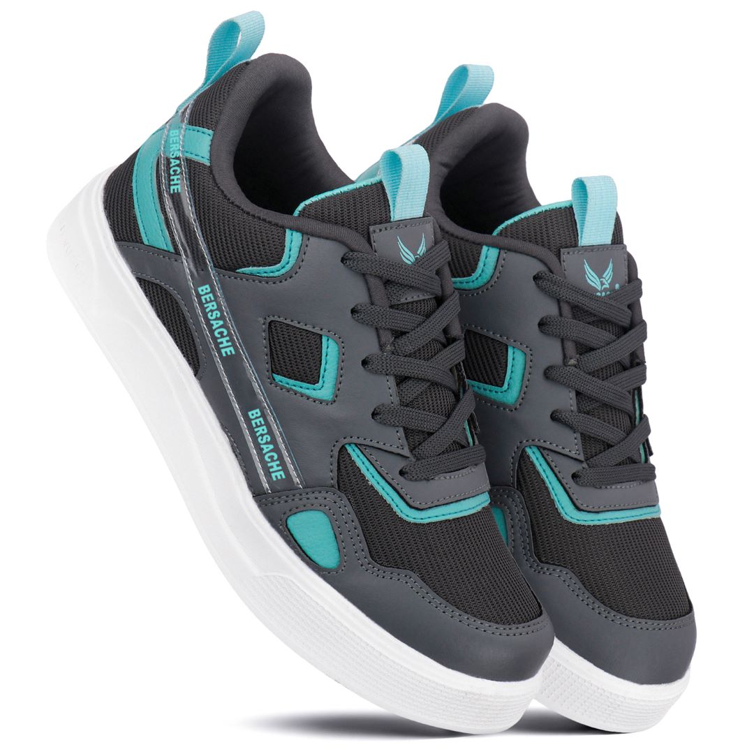 Bersache Premium Sports ,walking,Gym,cricket, Trending Running Shoes For Men's (Black-8127)