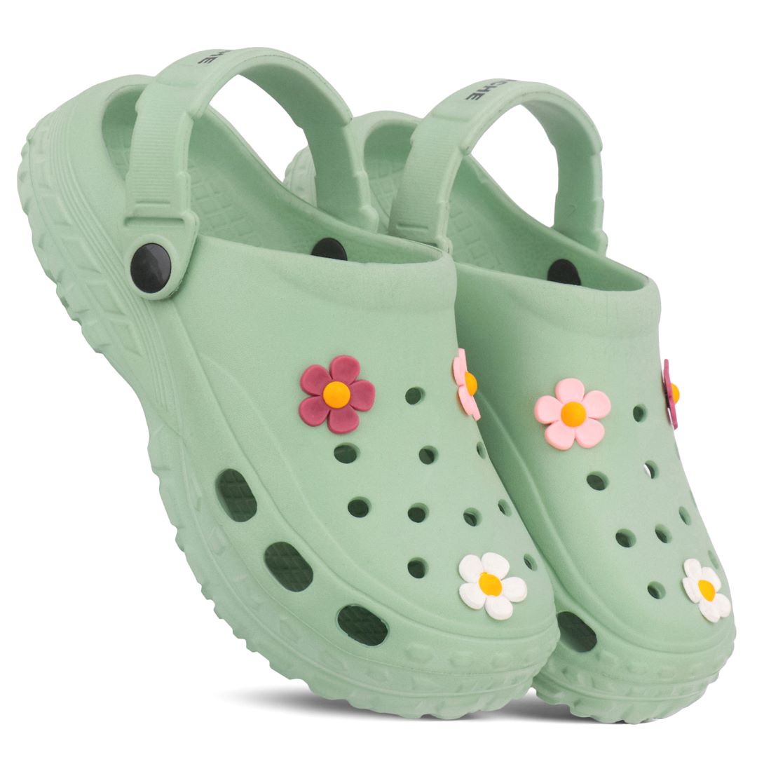 Bersache Extra Soft Classic Casual with Regular wear with Ultra Soft & Flexibility Technology sandals for Women's & Girl's (6299-Green)