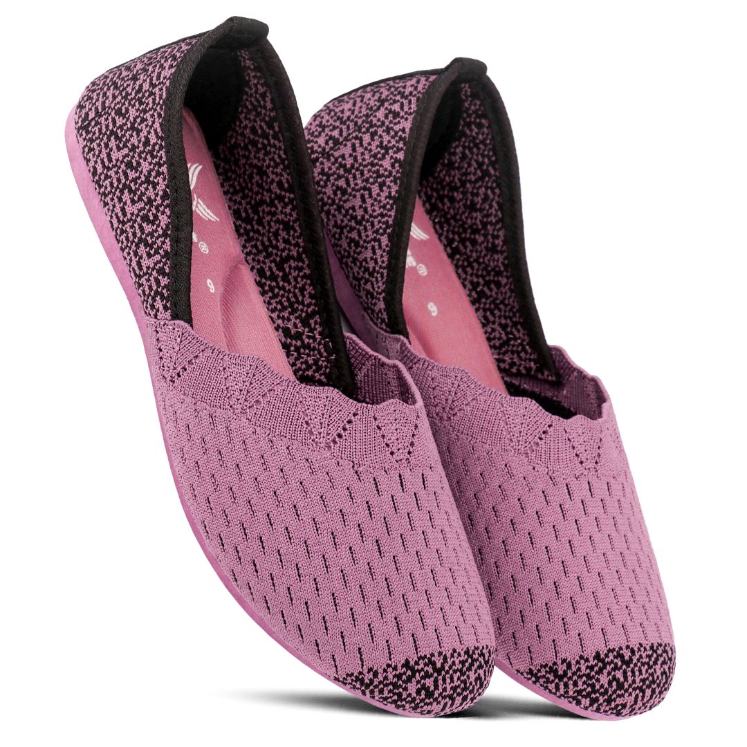 BERSACHE Women's SPORTS – Lightweight, Breathable & Comfortable Daily Wear Shoes(Pink-6273).