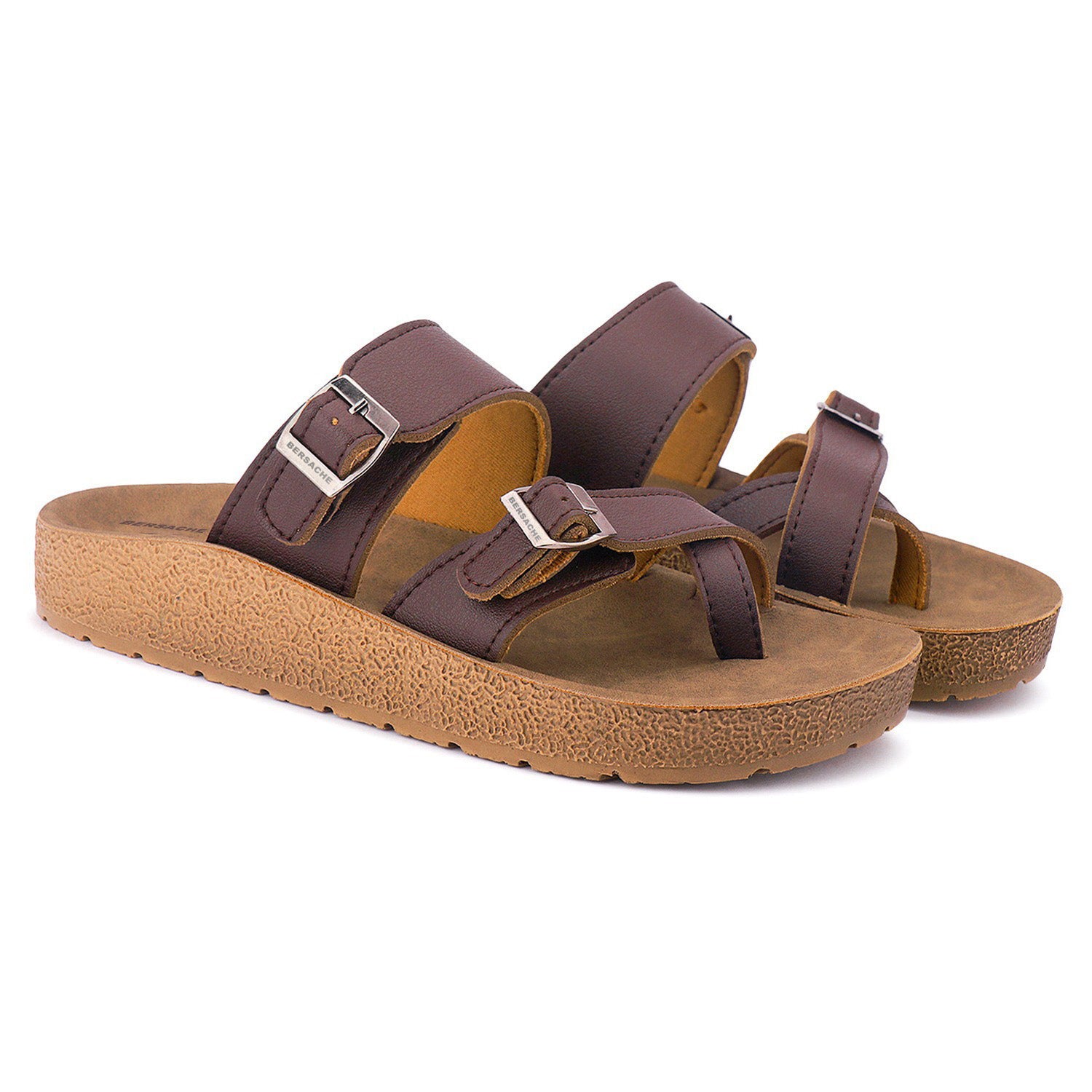 Bersache Extra Soft Classic Casual with Regular wear with Ultra Soft & Flexibility Technology Slipper For Men's & Boy's-Brown-6224