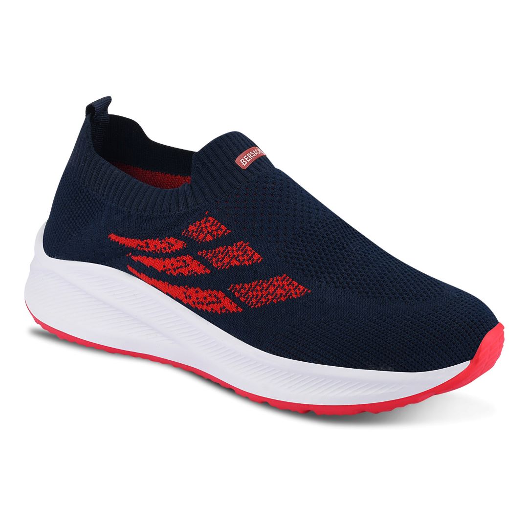Bersache Lightweight Casual Sneaker Shoes For Men (Black-8111)