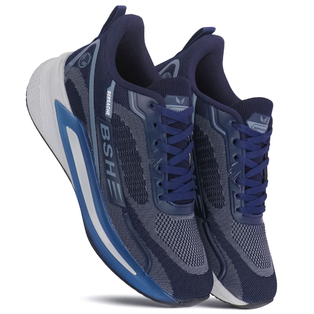 Bersache Premium Sports ,walking,Gym,cricket, Trending Running Shoes For Men's (Blue-9210)