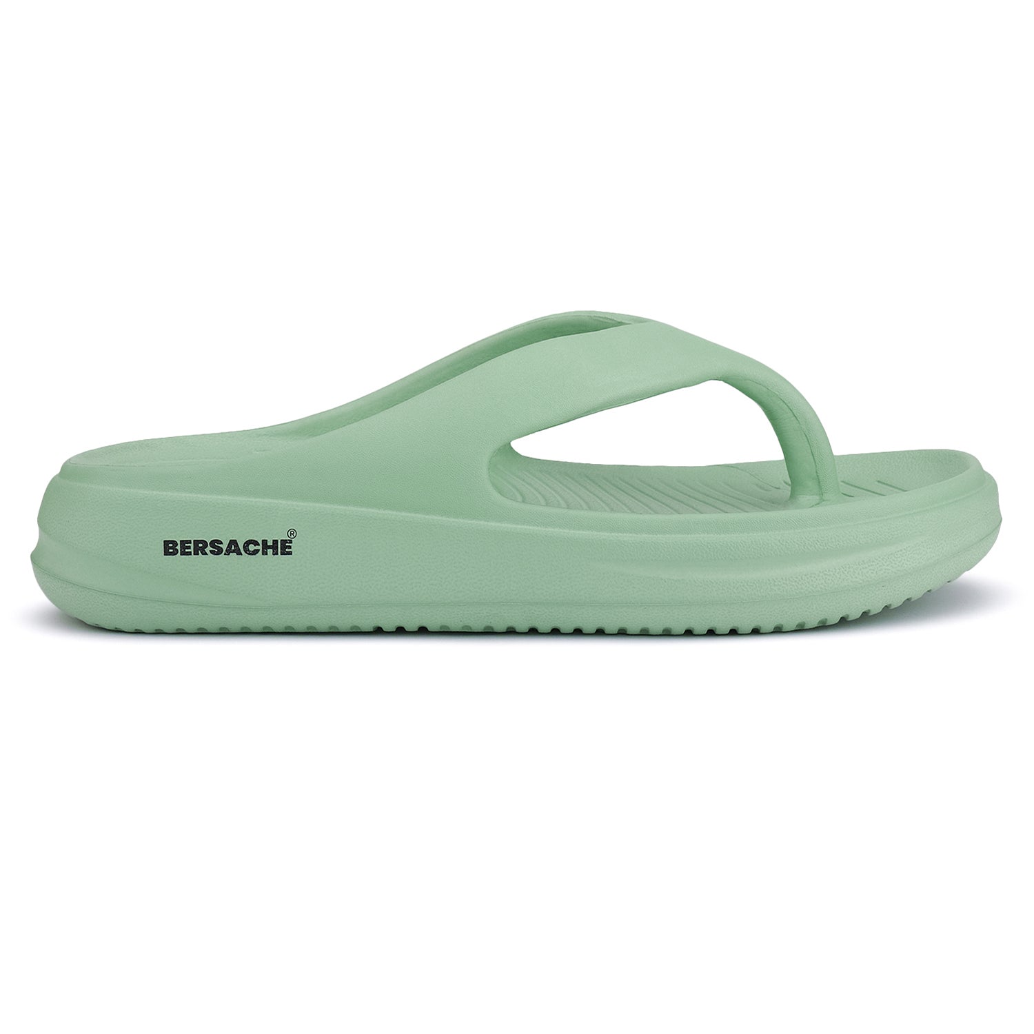 Bersache Extra Soft Classic Casual with Regular wear with Ultra Soft & Flexibility Technology Flip-Flop for Women's & Girl's (6199-Green)