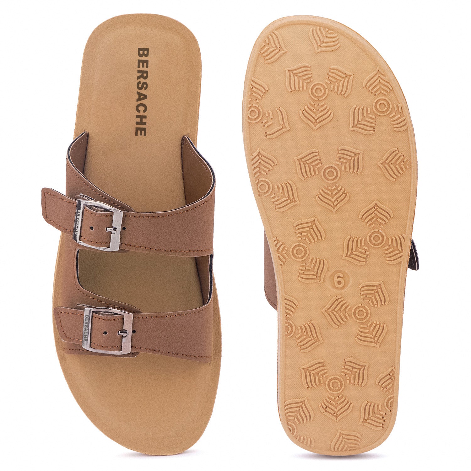 Bersache Extra Soft Classic Casual with Regular wear with Ultra Soft & Flexibility Technology Slipper For Women's & Girl's-Brown-6225