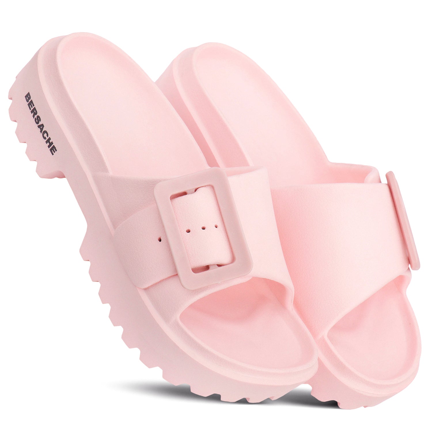 Bersache Extra Soft Classic Casual with Regular wear with Ultra Soft & Flexibility Technology Sandal for Women's-(6307-Pink)