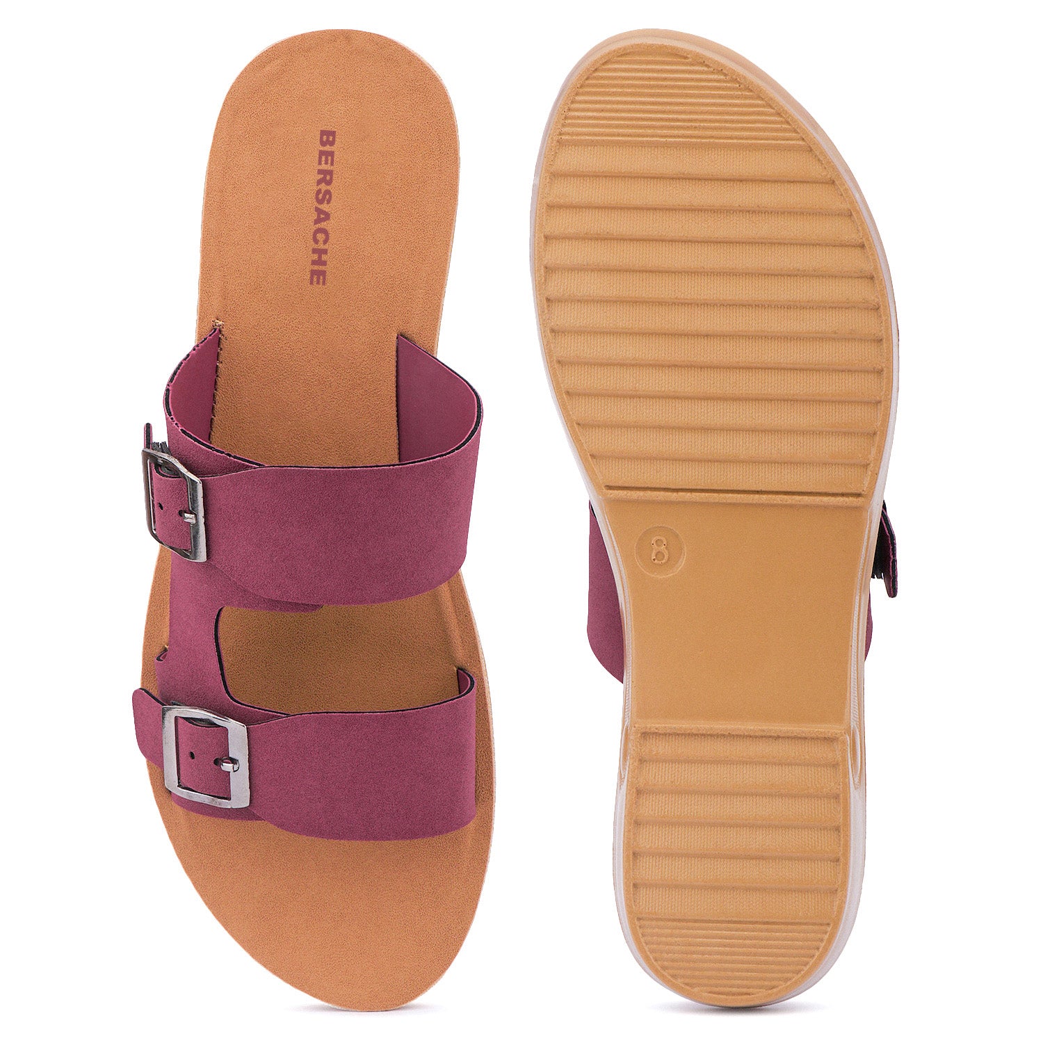 Bersache Extra Soft Classic Casual with Regular wear with Ultra Soft & Flexibility Technology Sandal's For Women's & Girl's-Brown-6233