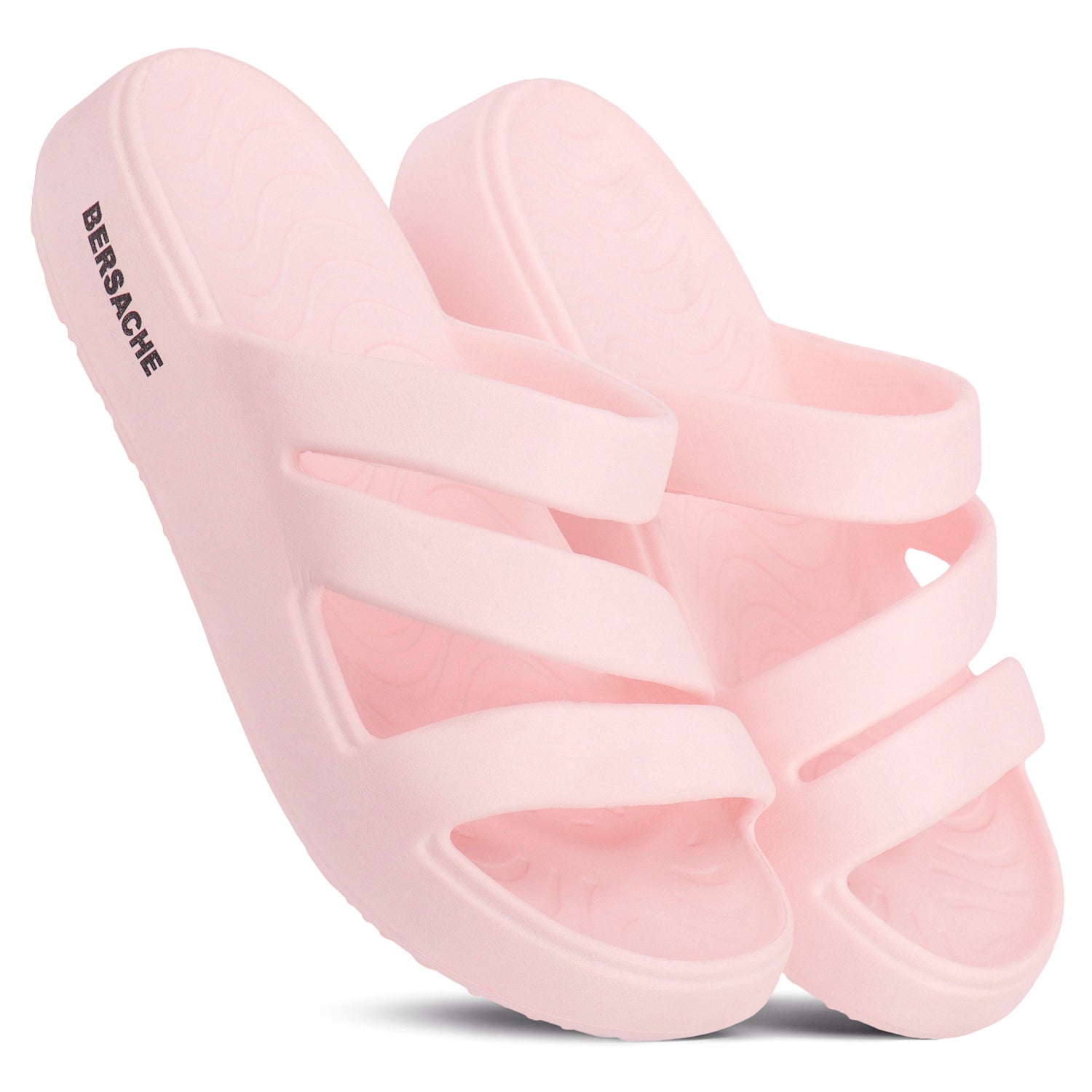 Bersache Extra Soft Classic Casual with Regular wear with Ultra Soft & Flexibility Technology Sandal for Women's-(6310-Pink)