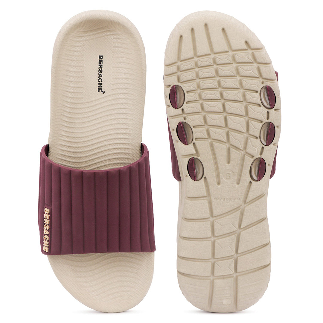 Bersache Extra Soft Classic Casual with Regular wear with Ultra Soft & Flexibility Technology Flip Flop For Men's-(Beige-6330).