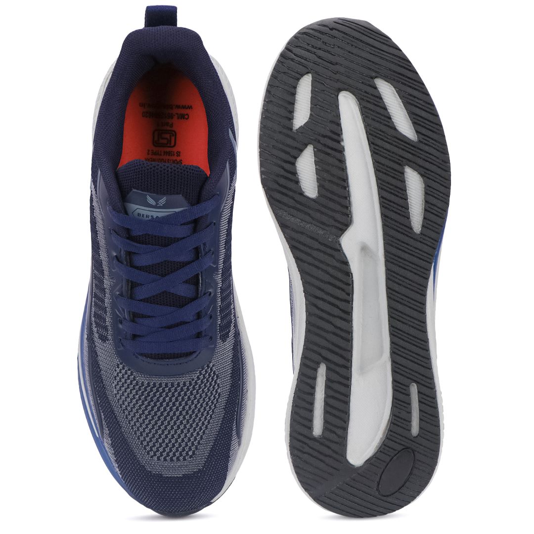 Bersache Premium Sports ,walking,Gym,cricket, Trending Running Shoes For Men's (Blue-9210)