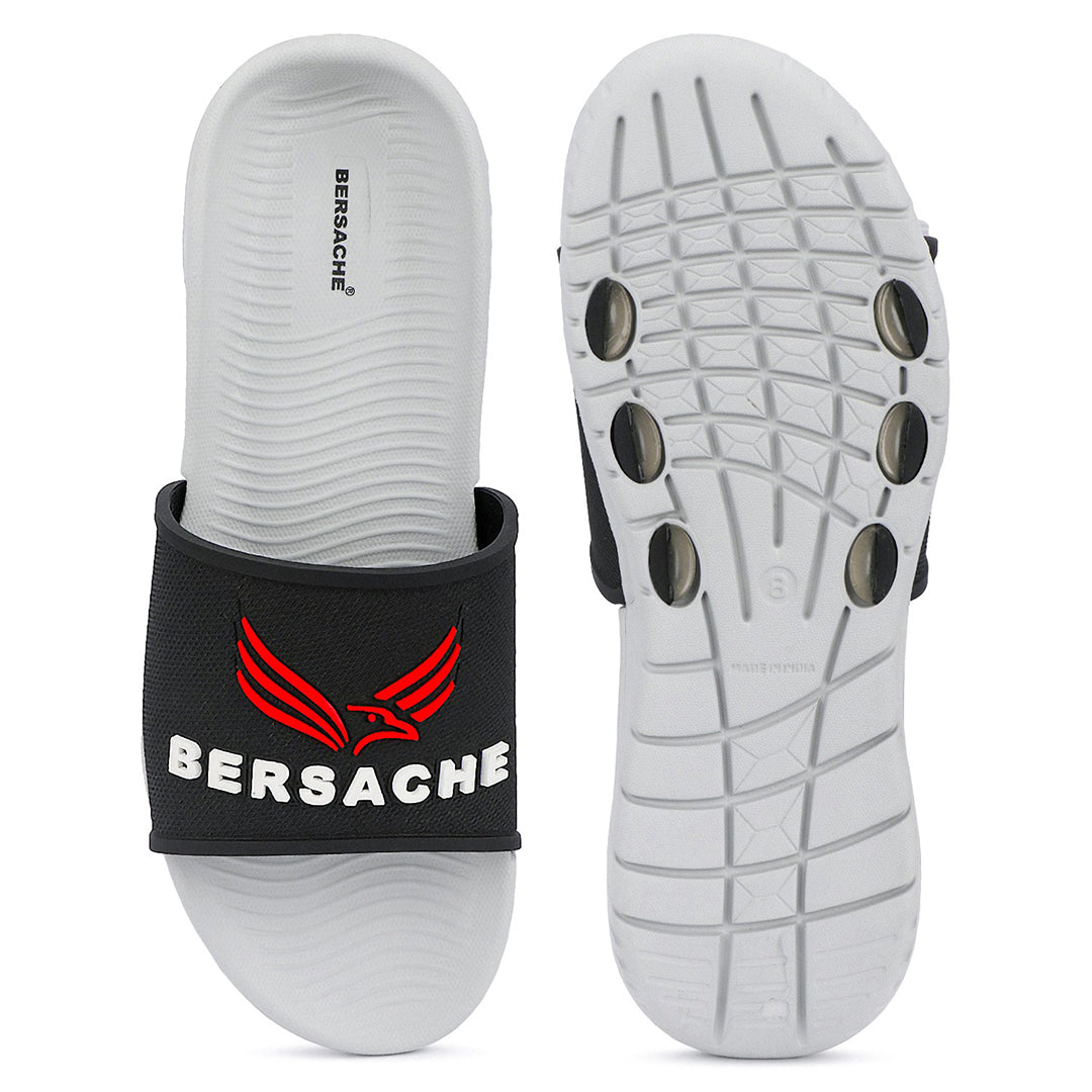 Bersache Extra Soft Classic Casual with Regular wear with Ultra Soft & Flexibility Technology Sandal For Men's(White-6328).