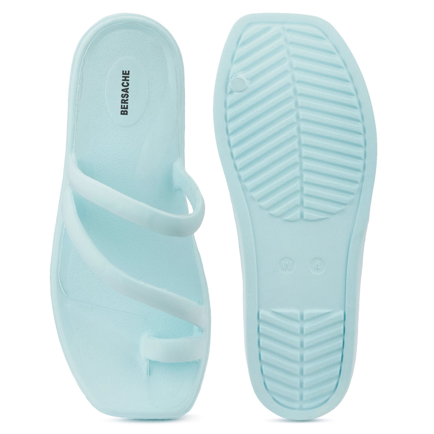 Bersache Extra Soft Classic Casual with Regular wear with Ultra Soft & Flexibility Technology Sandal for Women's-(6303-Blue)
