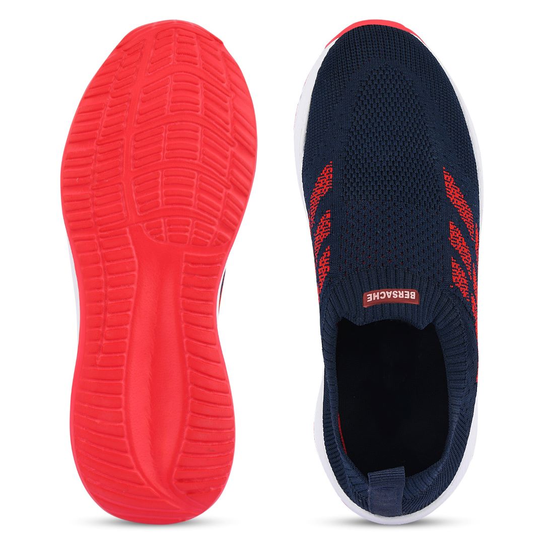 Bersache Lightweight Casual Sneaker Shoes For Men (Black-8111)