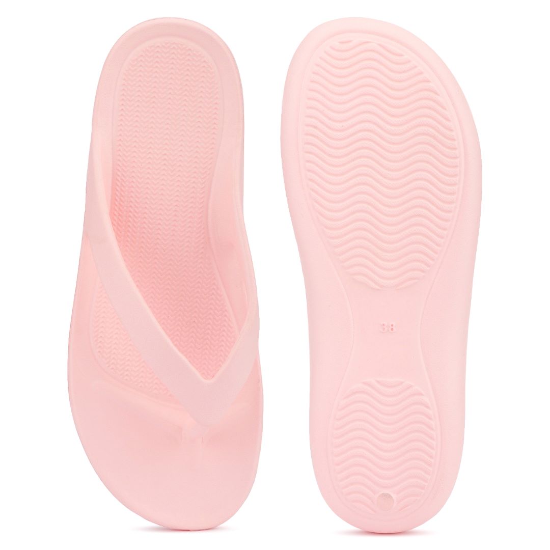 Bersache Extra Soft Classic Casual with Regular wear with Ultra Soft & Flexibility Technology Slipper For Women's & Girl's-(6253-Pink)