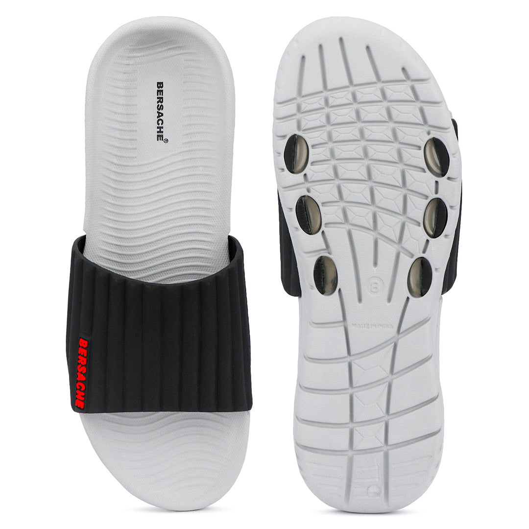 Bersache Extra Soft Classic Casual with Regular wear with Ultra Soft & Flexibility Technology Flip Flop For Men's-(White-6331).