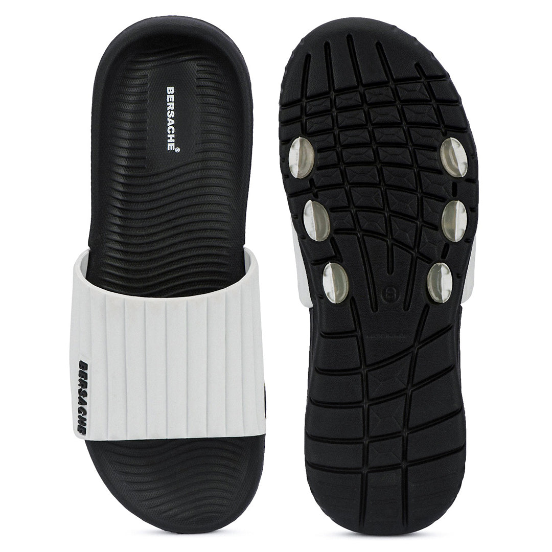 Bersache Extra Soft Classic Casual with Regular wear with Ultra Soft & Flexibility Technology Slipper For Men's (Black)-6332.
