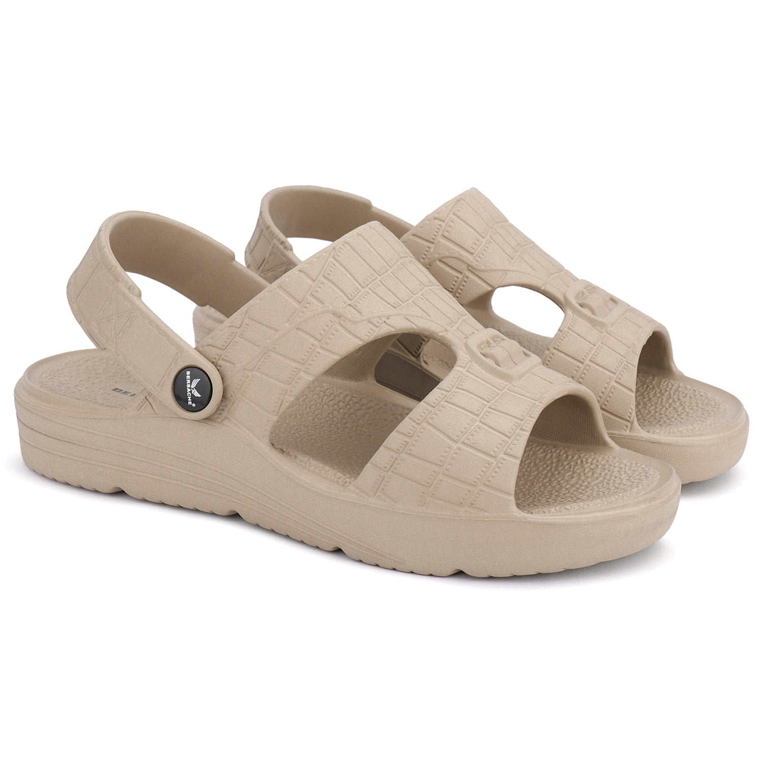 Bersache Extra Soft Classic Casual with Regular wear with Ultra Soft & Flexibility Technology Sandal For Men's & Boy's Beige-6272