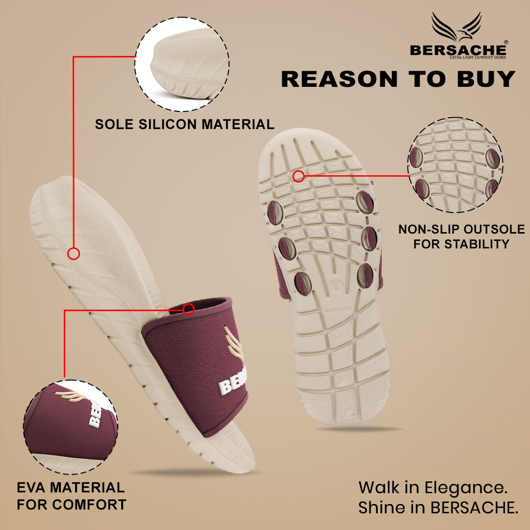 Bersache Extra Soft Classic Casual with Regular wear with Ultra Soft & Flexibility Technology Sandal For Men's (beige)-6327.