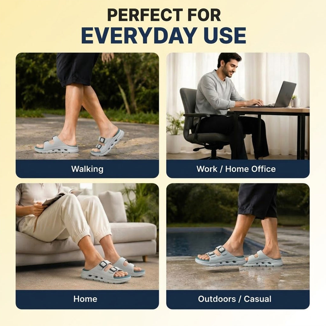 Bersache Extra Soft Classic Casual with Regular wear with Ultra Soft & Flexibility Technology Flip-Flop for Men's-(6340-Sea-Green & White).